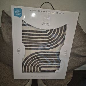 Sound Gallery Wireless Bluetooth Speaker – Modern Abstract Wall Art (16x20)